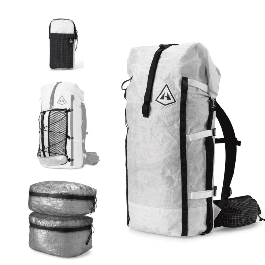 Porter 55 Set weiss von Hyperlite Mountain Gear