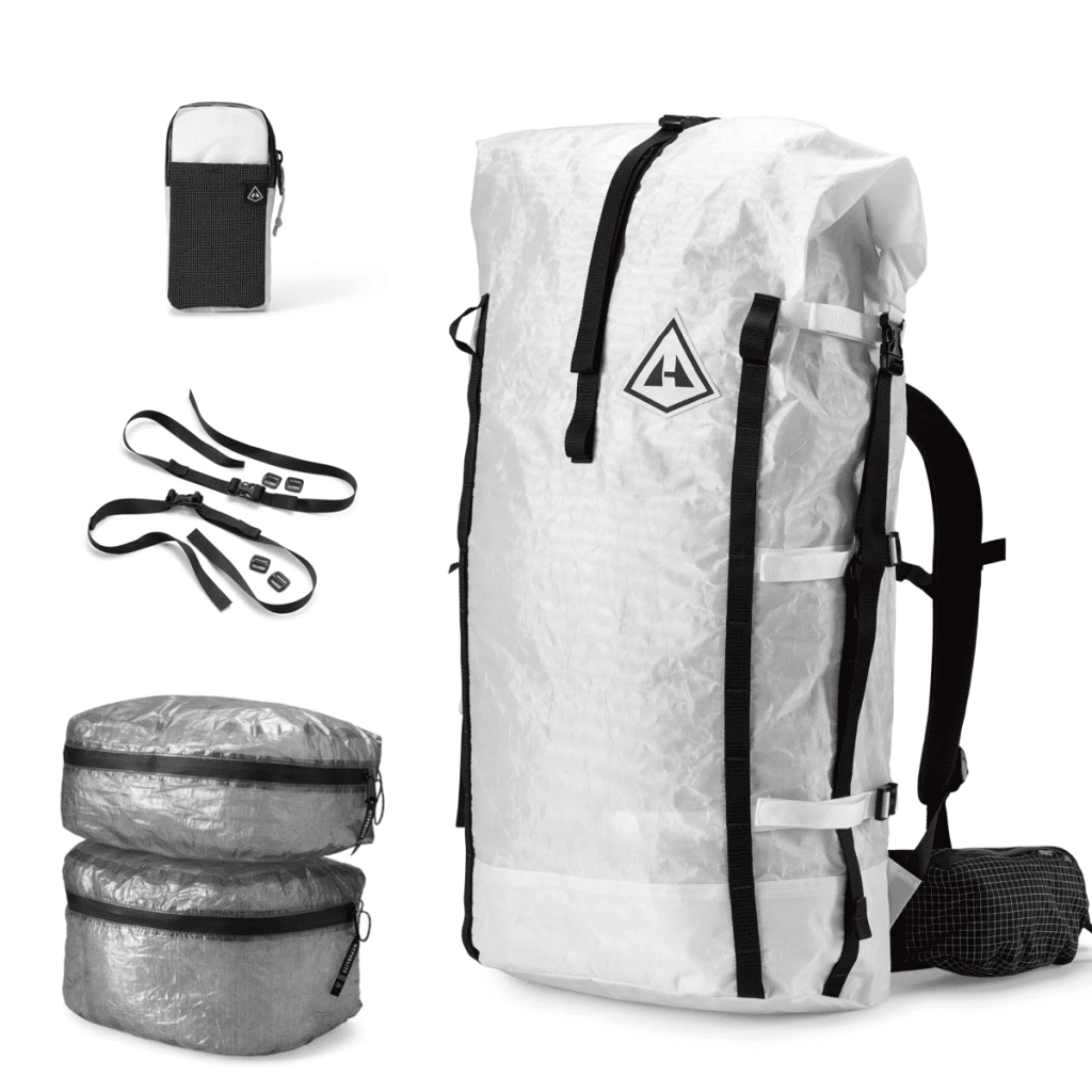 Porter 70 Set | weiss | mit Zubehör | Hyperlite Mountain Gear