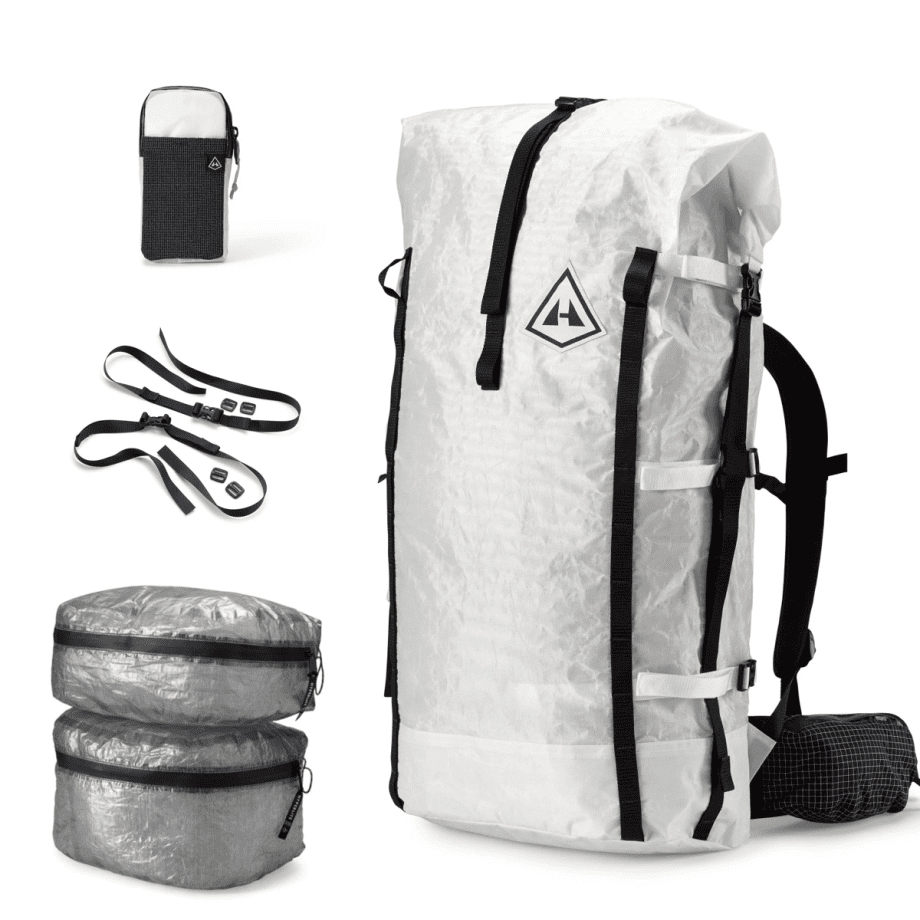 Porter 70 Set weiss von Hyperlite Mountain Gear